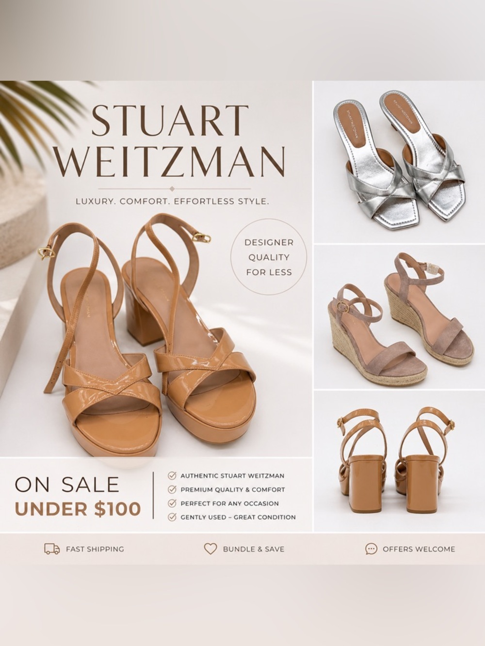 Stuart Weitzman Sandals on sale